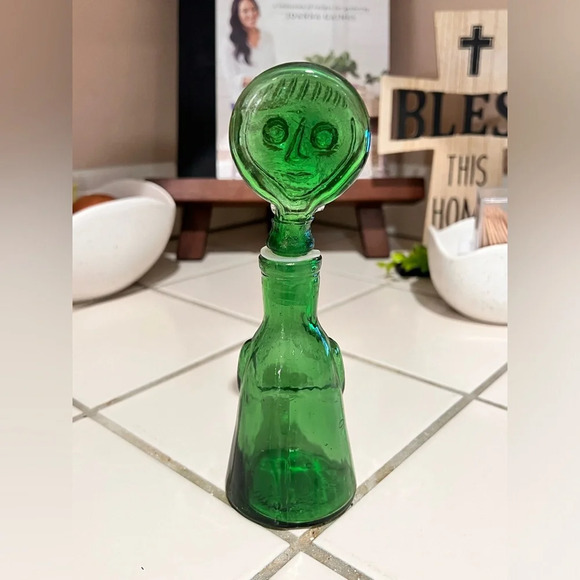 VTG MCM Kosta Boda Erik Hoglund DECANTER BOTTLE - Picture 2 of 6